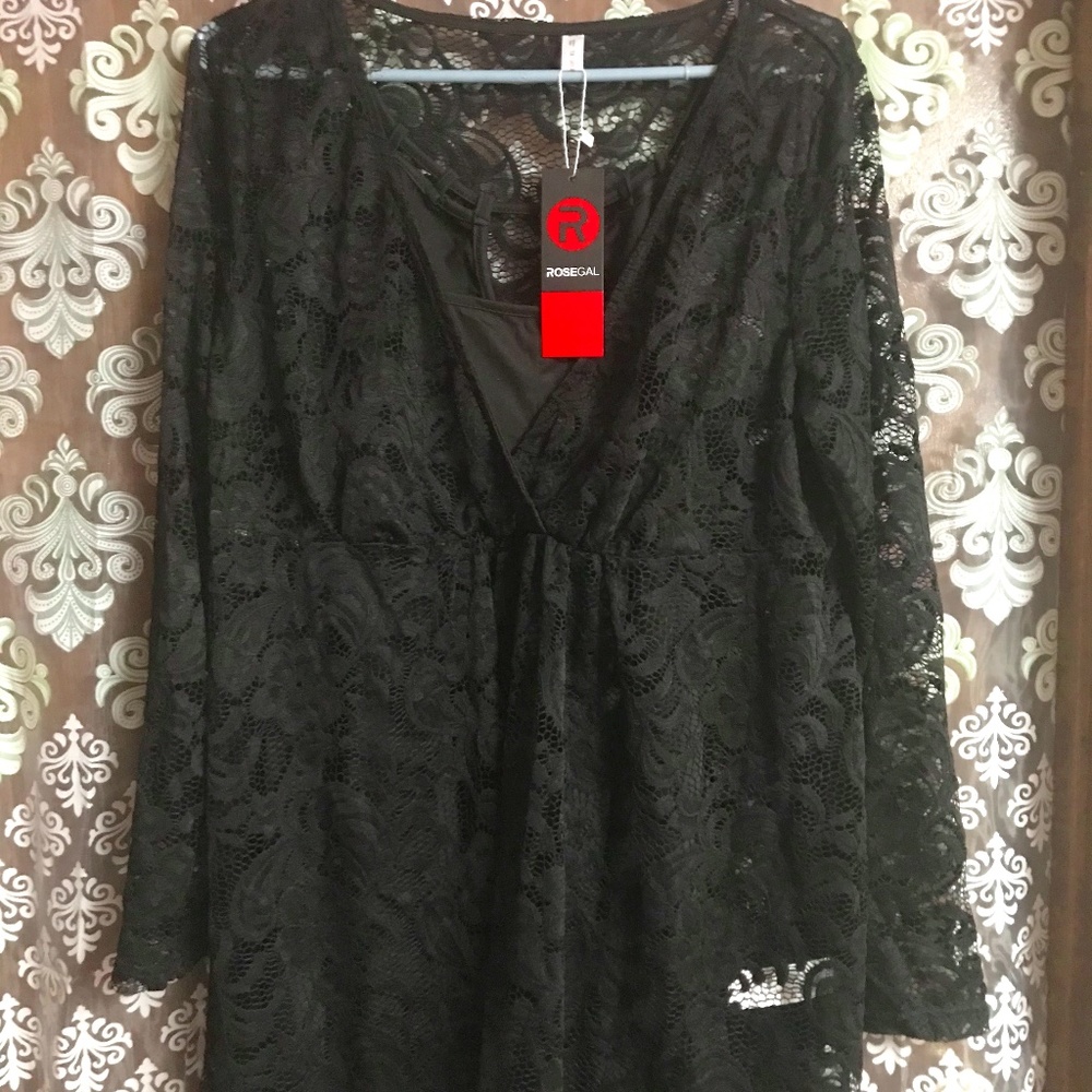 2 pc Blouse by RoseGal Size 1XL Black